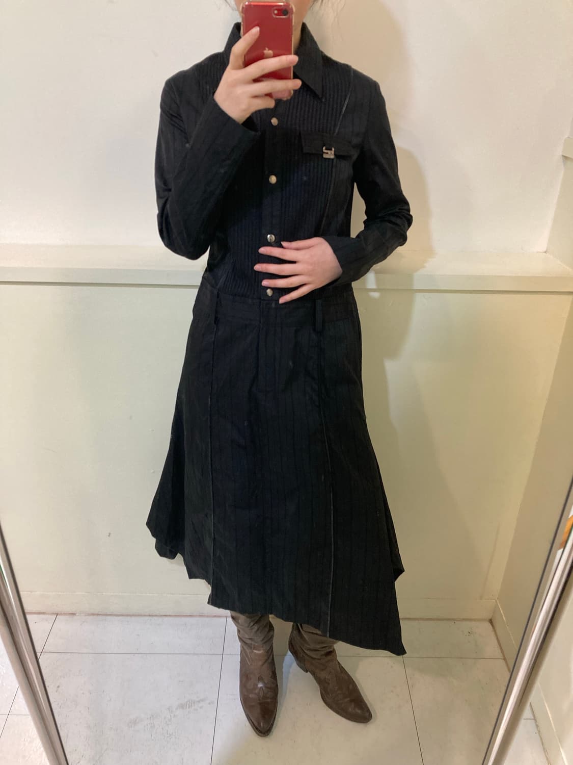 블랙 스완 디테일 가득 원피스 상품이미지9