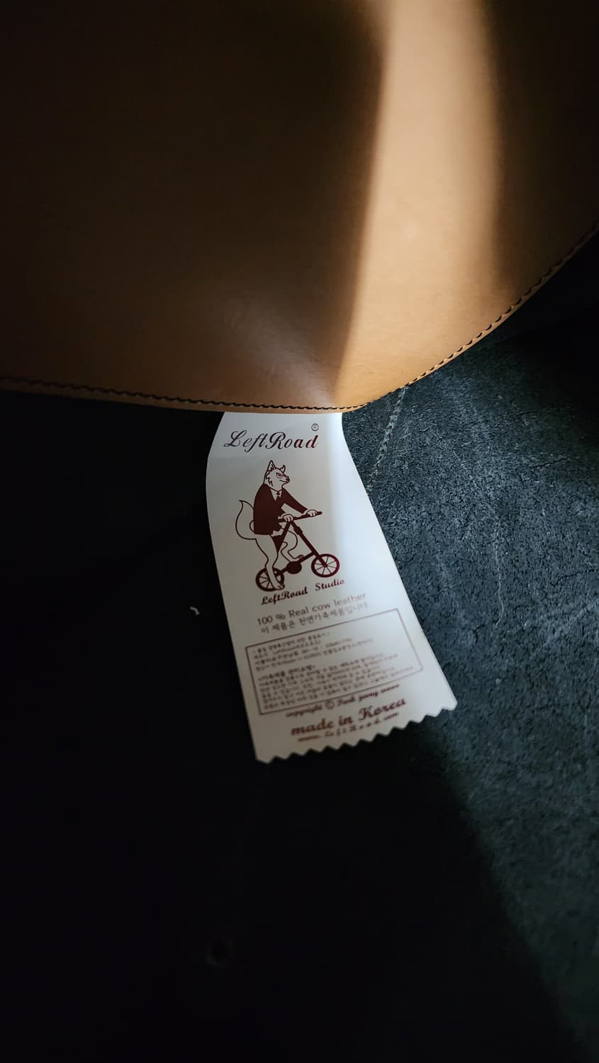 Leftroad 가죽 토트백 블랙 상품이미지5