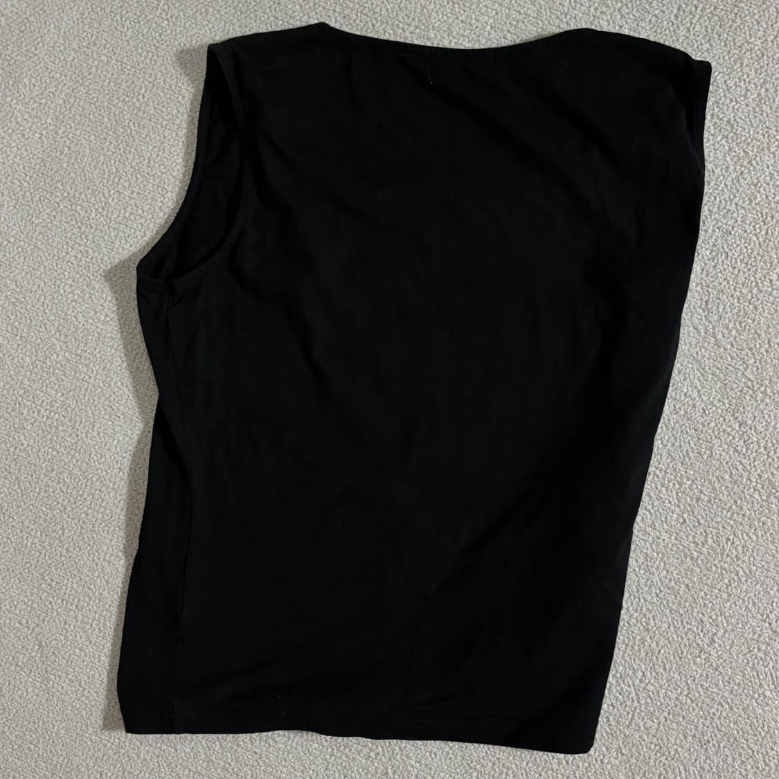 일본빈티지 블랙 레이스포인트 나시 탑 상품이미지6