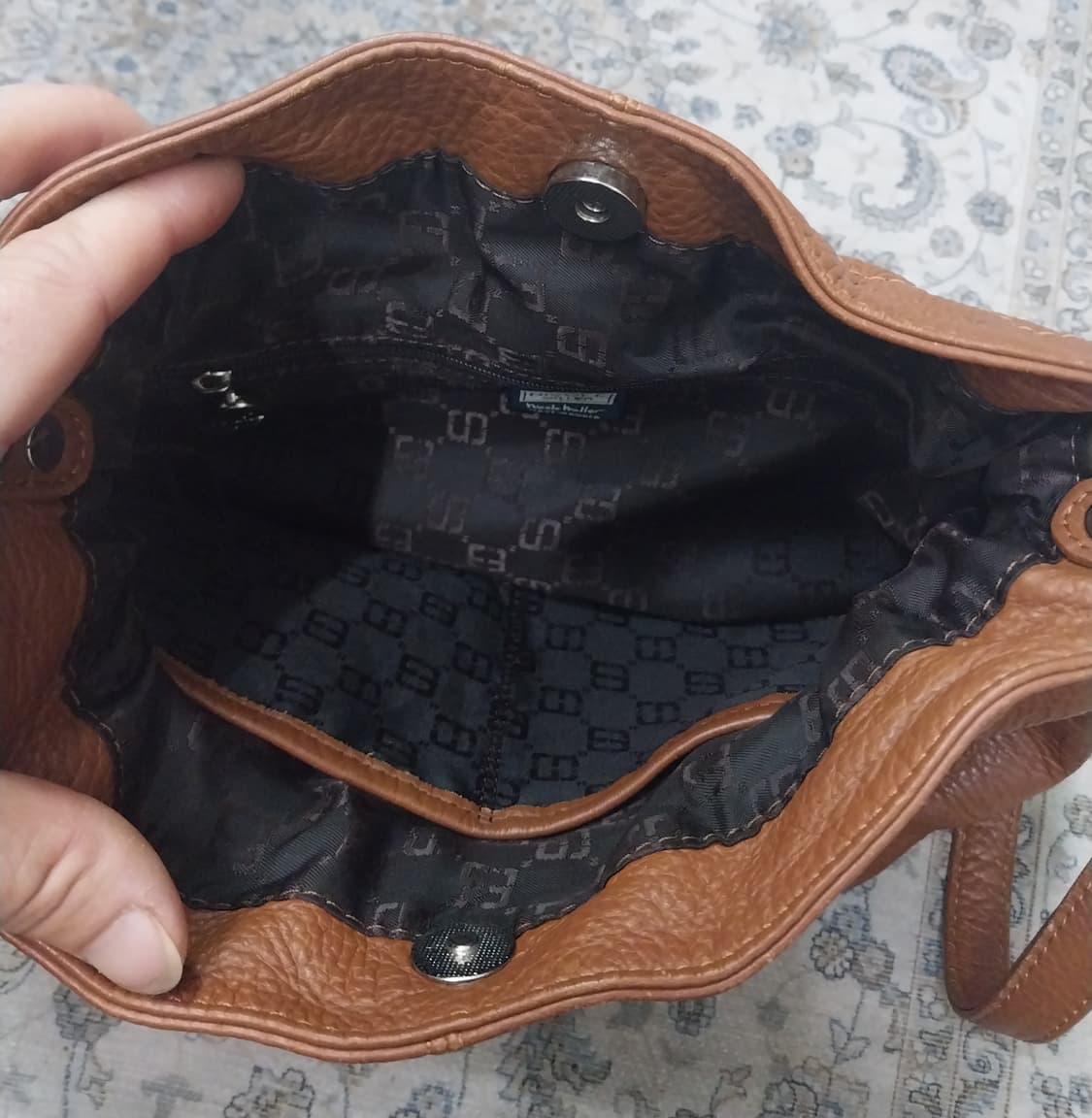 니콜밀러 브라운 래더 복조리백 (토트백 / 숄더백 가능) 상품이미지9