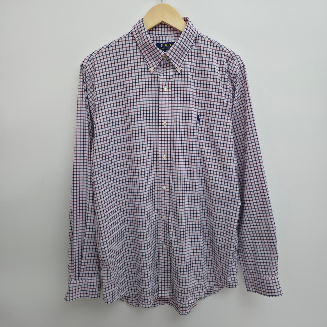 [L] 폴로 랄프로렌 체크 셔츠 신형 큐알택 상품이미지1