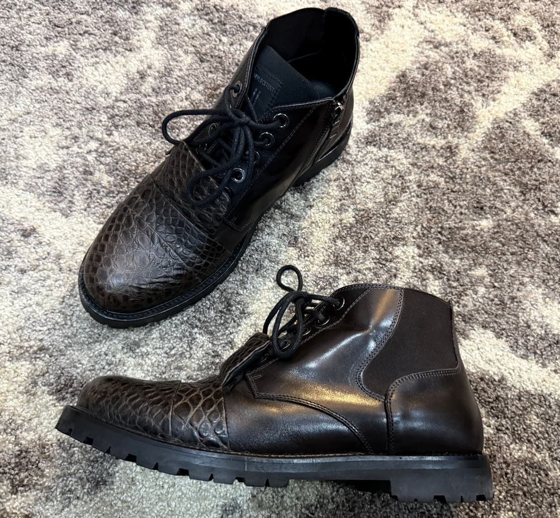 Neil Barrett 콤비 첼시 부츠 상품이미지5