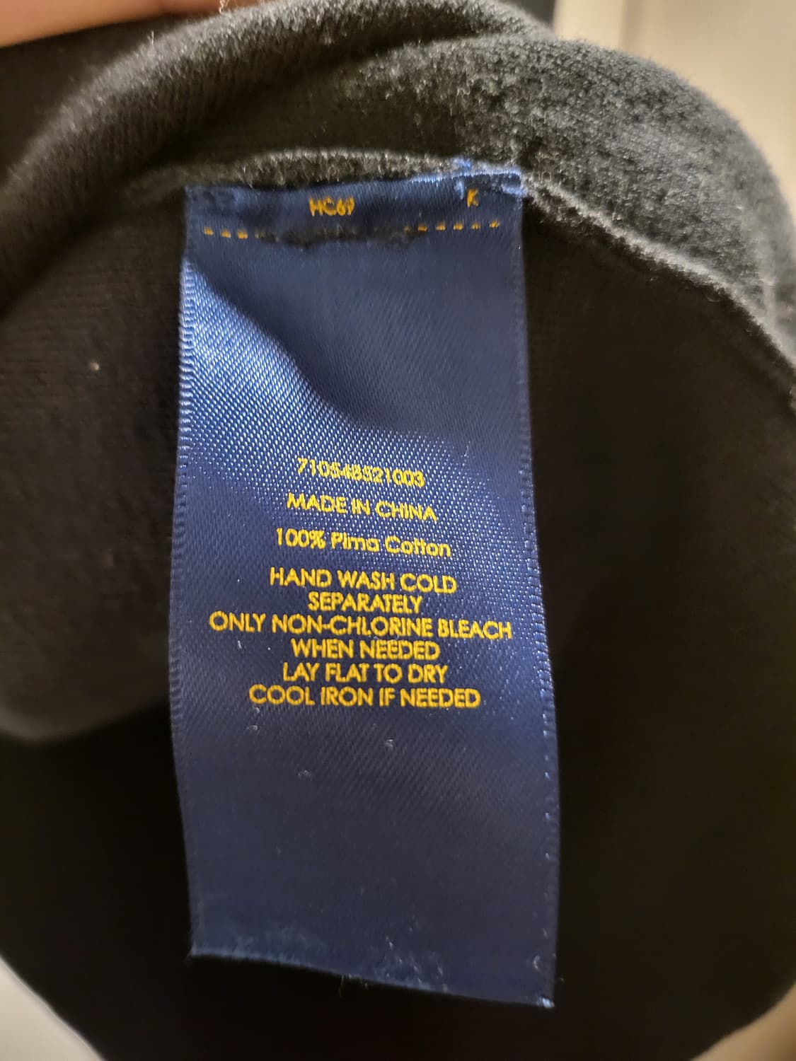 폴로 랄프로렌 블랙 니트 조끼 상품이미지3