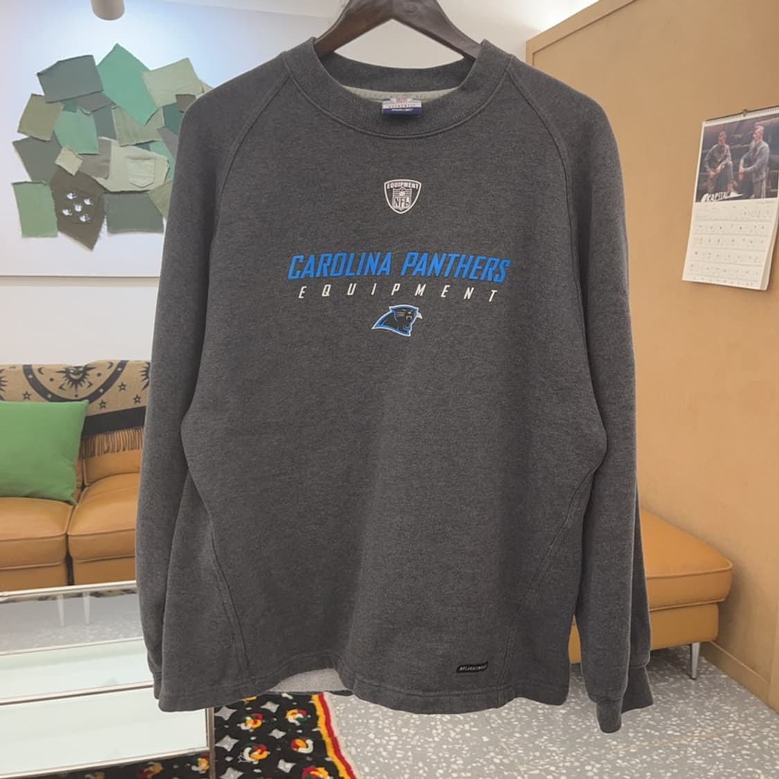 리복 NFL 어센틱 빈티지 캐주얼 기모 오버핏 맨투맨 105 C08460 상품이미지3