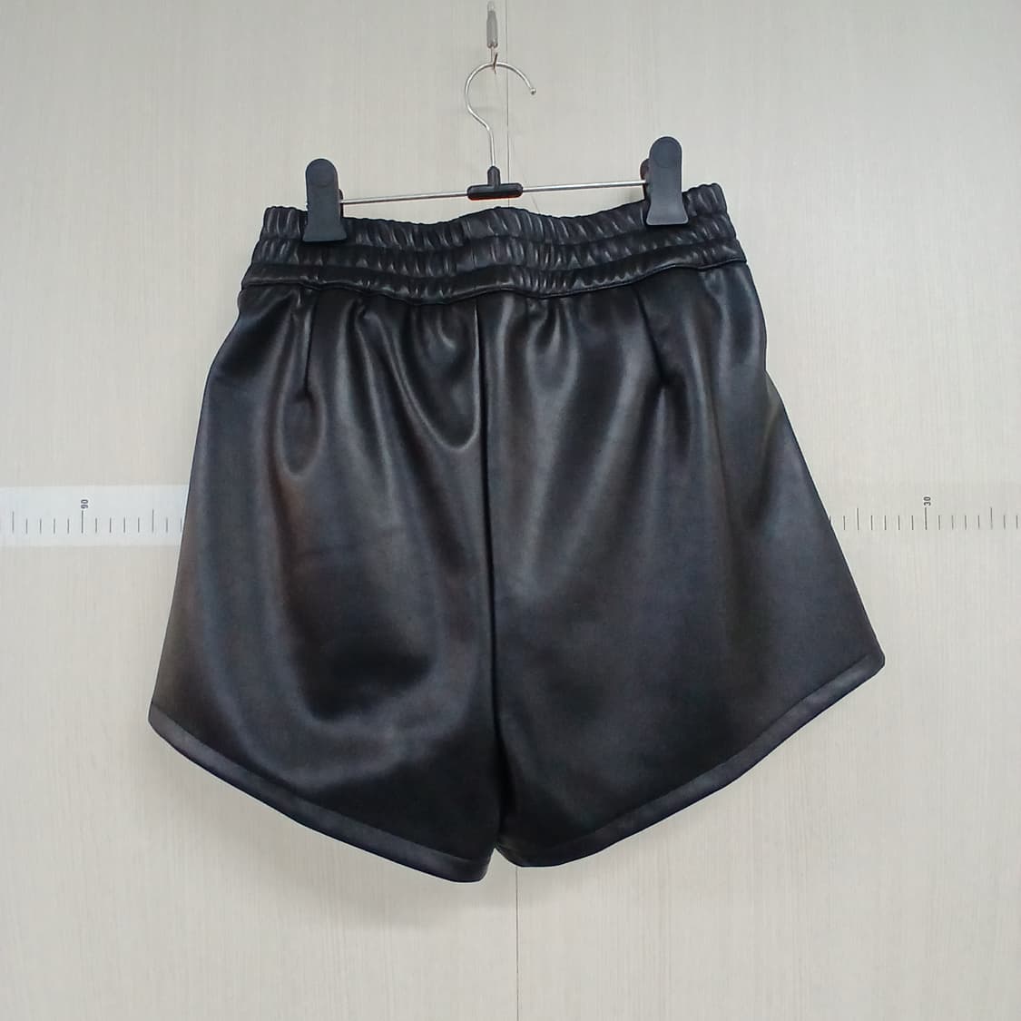 레더 반바지 블랙 여성용 상품이미지3
