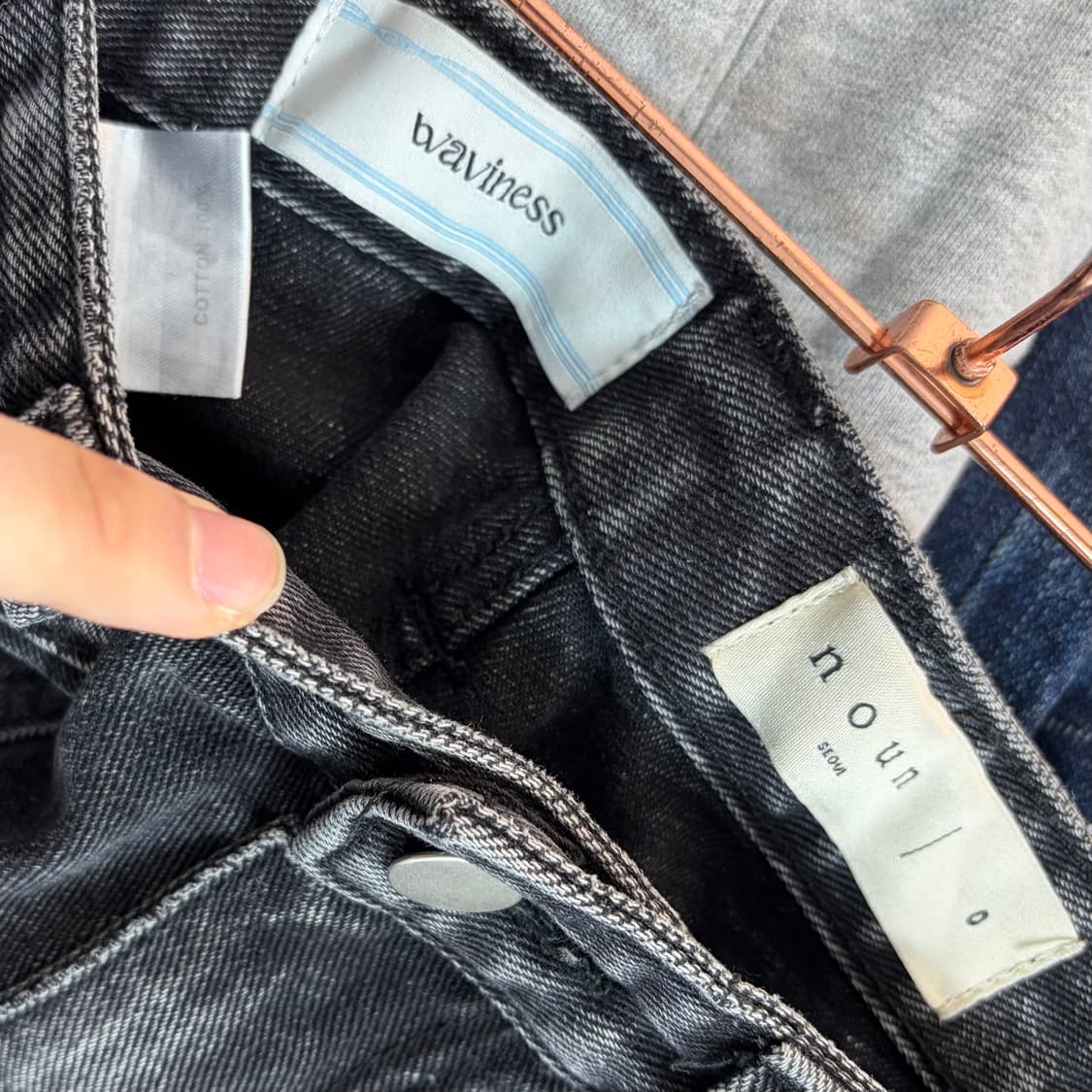 웨이비니스 X 노운 파라슈트 데님 카고 팬츠 상품이미지8