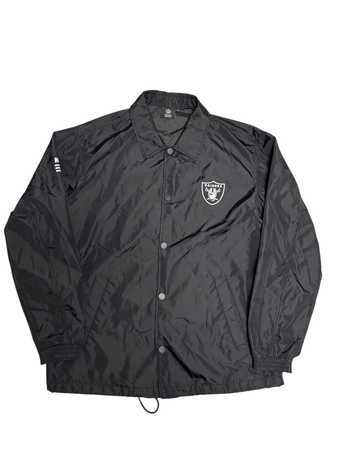 NFL 레이더스 블랙 코치 자켓 XL 상품이미지1