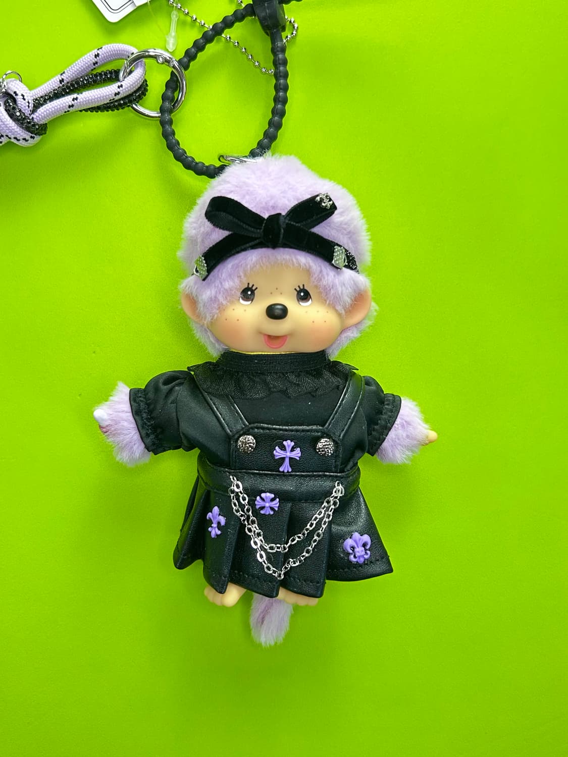 (8)정품몬치치💜힙한퍼플 고스걸 커스텀키링 상품이미지3