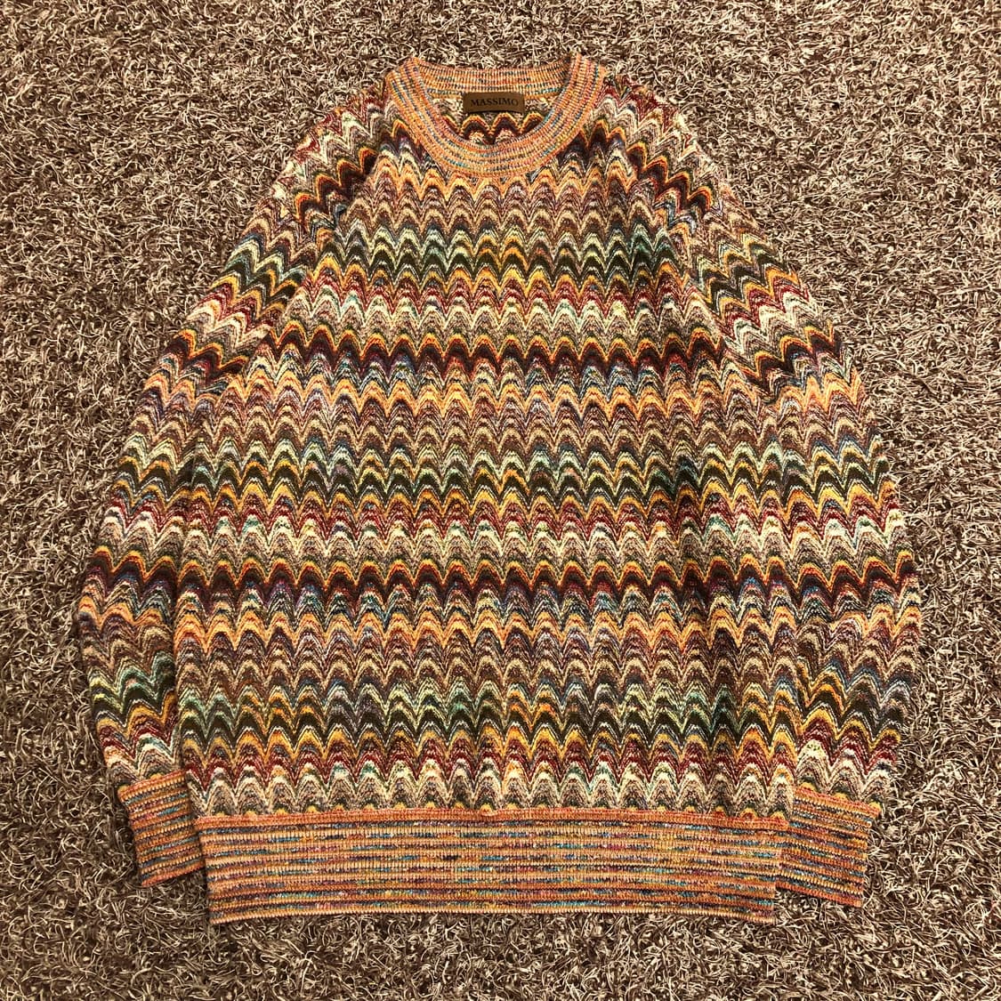 MASSIMO 울 패턴 니트 상품이미지1