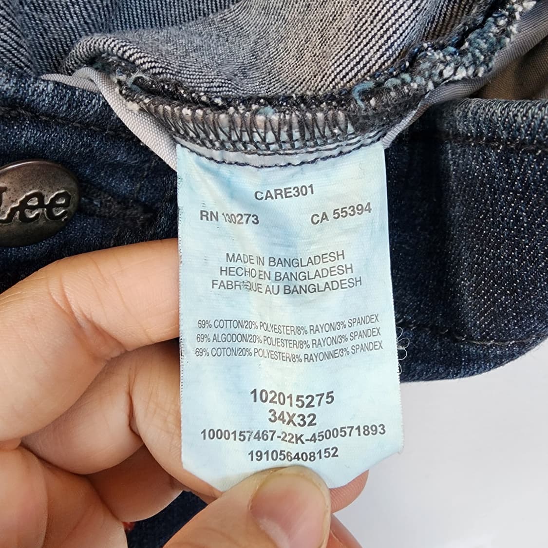 LEE 진청 데님 청바지 상품이미지8