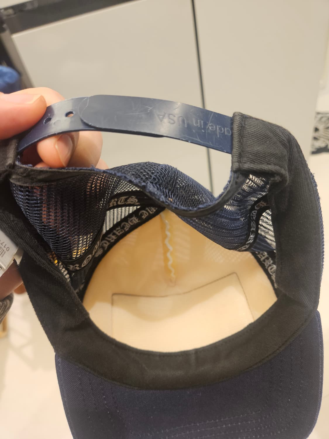 크롬하츠 신세계 정품 네이비 모자 캡 상품이미지3