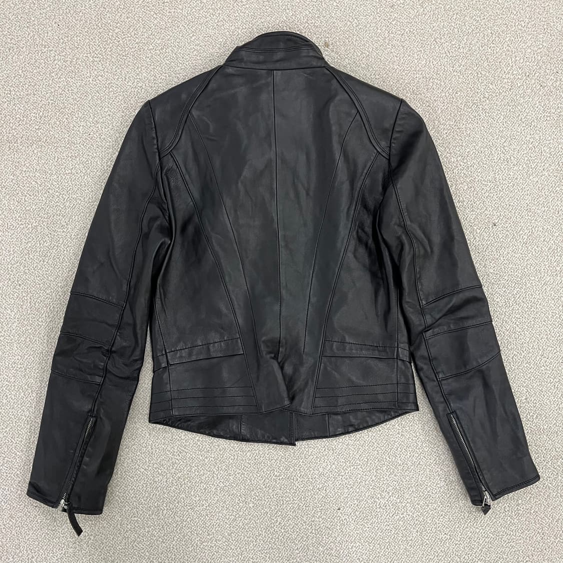 [55] 로보 여성 블랙 양가죽 라이더 자켓 0120M1 상품이미지5