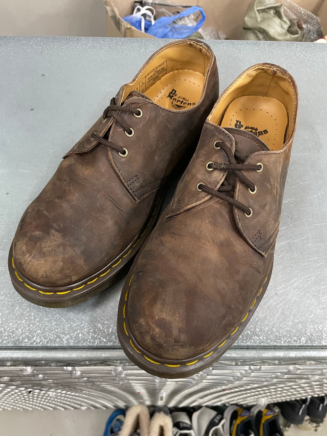 닥터마틴 1461 3홀 브라운 uk8 (gr-4222) 상품이미지2