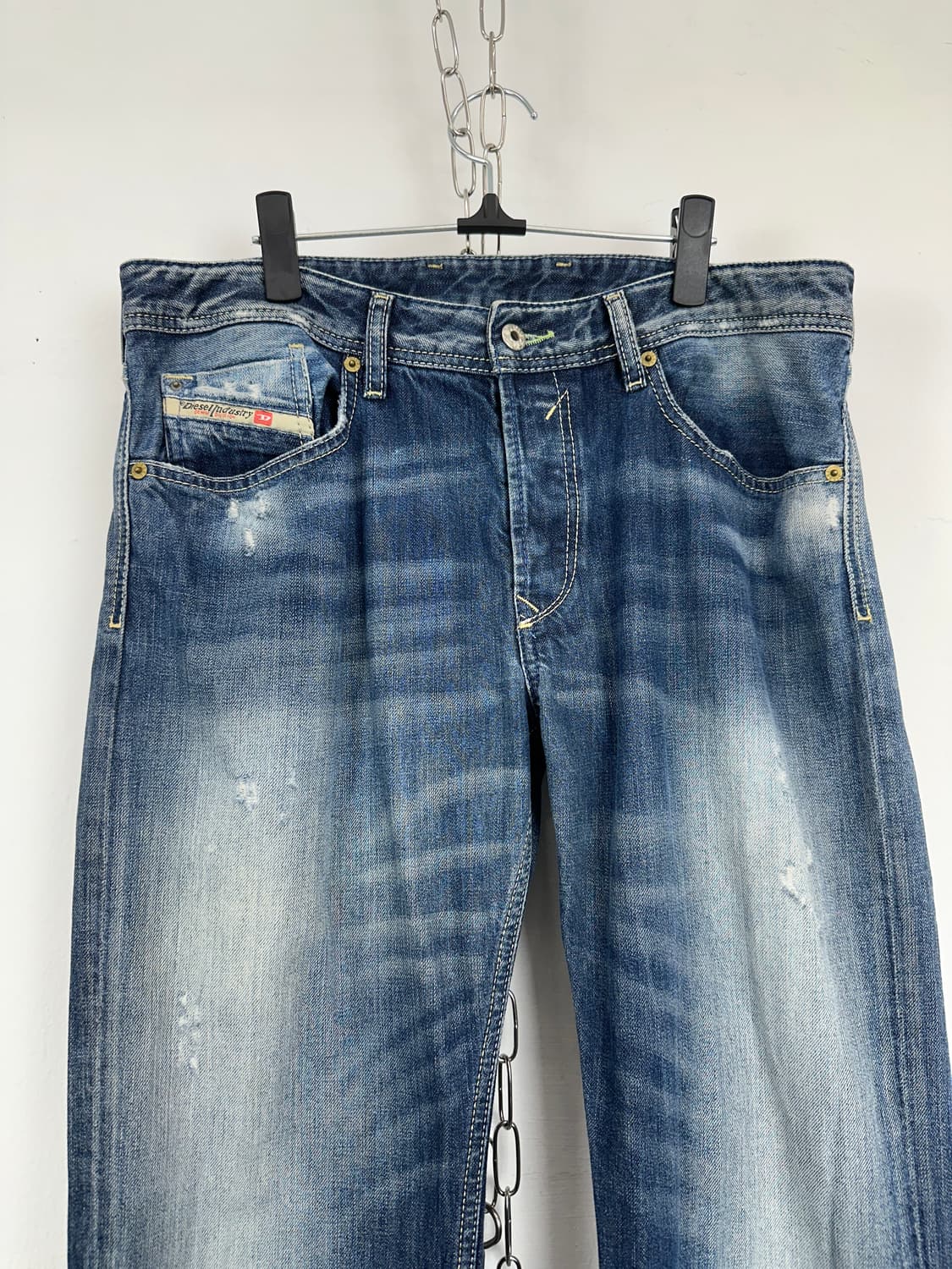 Diesel Industry Distressed Wash Straight 상품이미지5