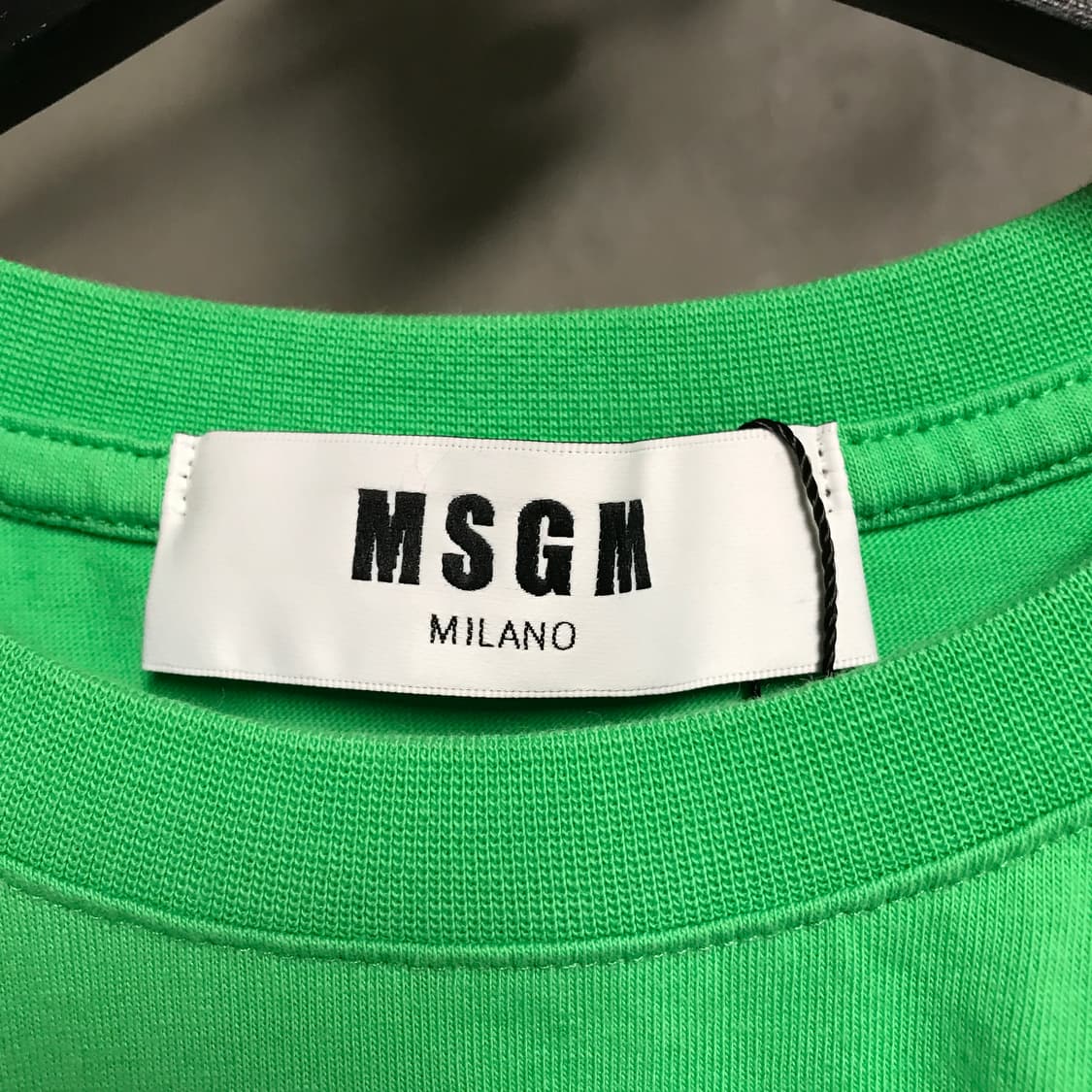 MSGM 그린 반팔 티셔츠 -(W) 상품이미지5