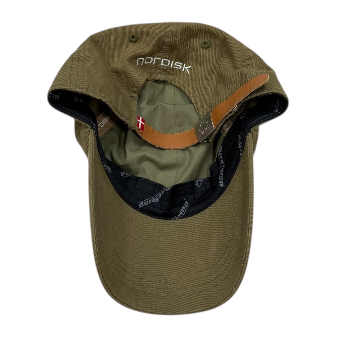 노르디스크 폴라베어 로고 코튼 볼캡 카키 상품이미지2