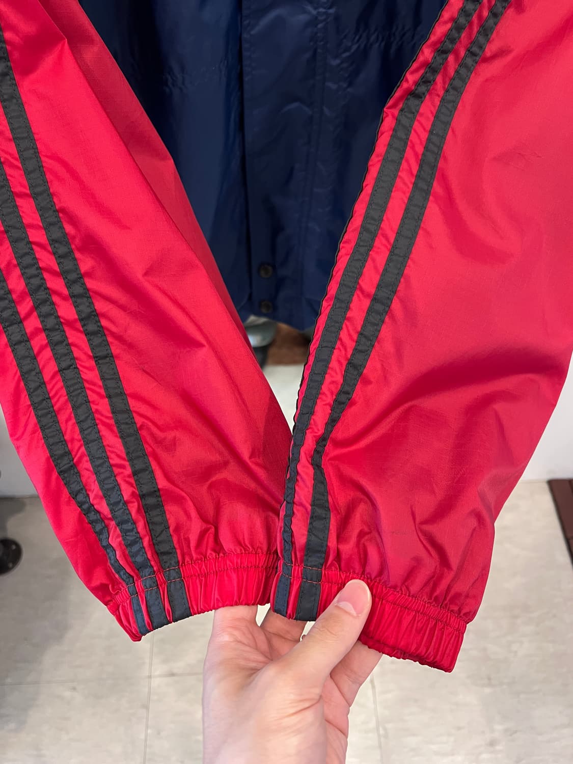 90s Adidas 아디다스 올드스쿨 후드 집업 자켓 상품이미지3
