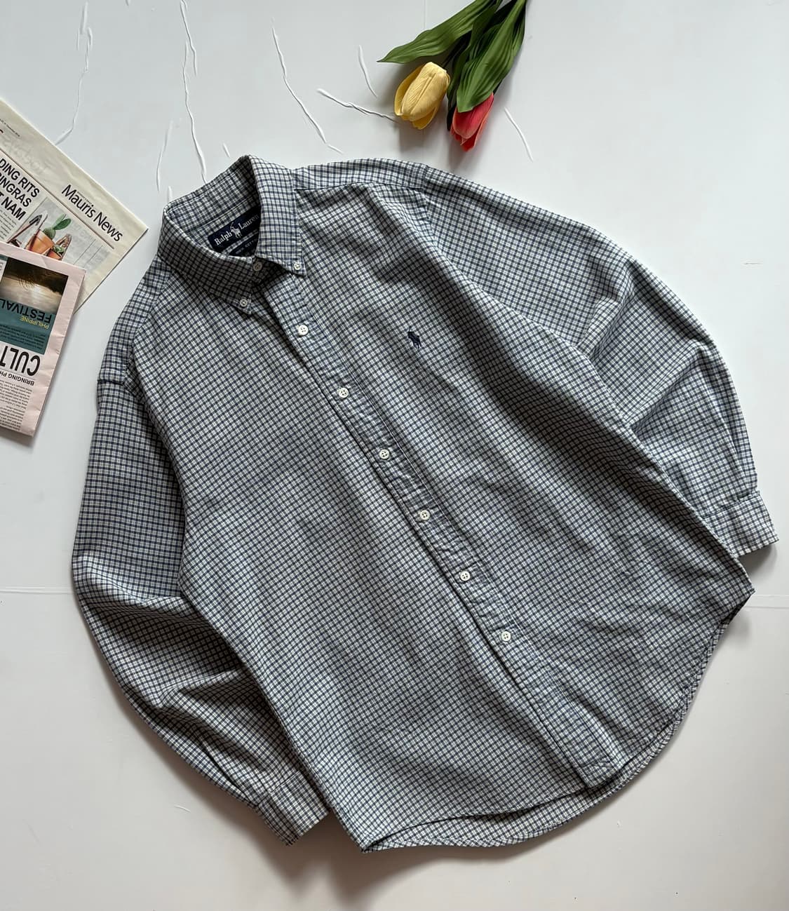 Polo 폴로랄프로렌 90‘s 체크 셔츠 상품이미지1