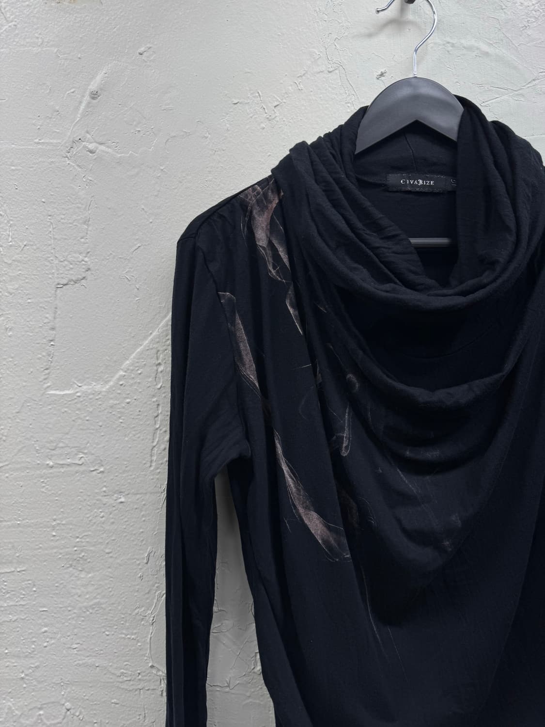 Civarize smoke asymmetry draping cut sew 상품이미지3