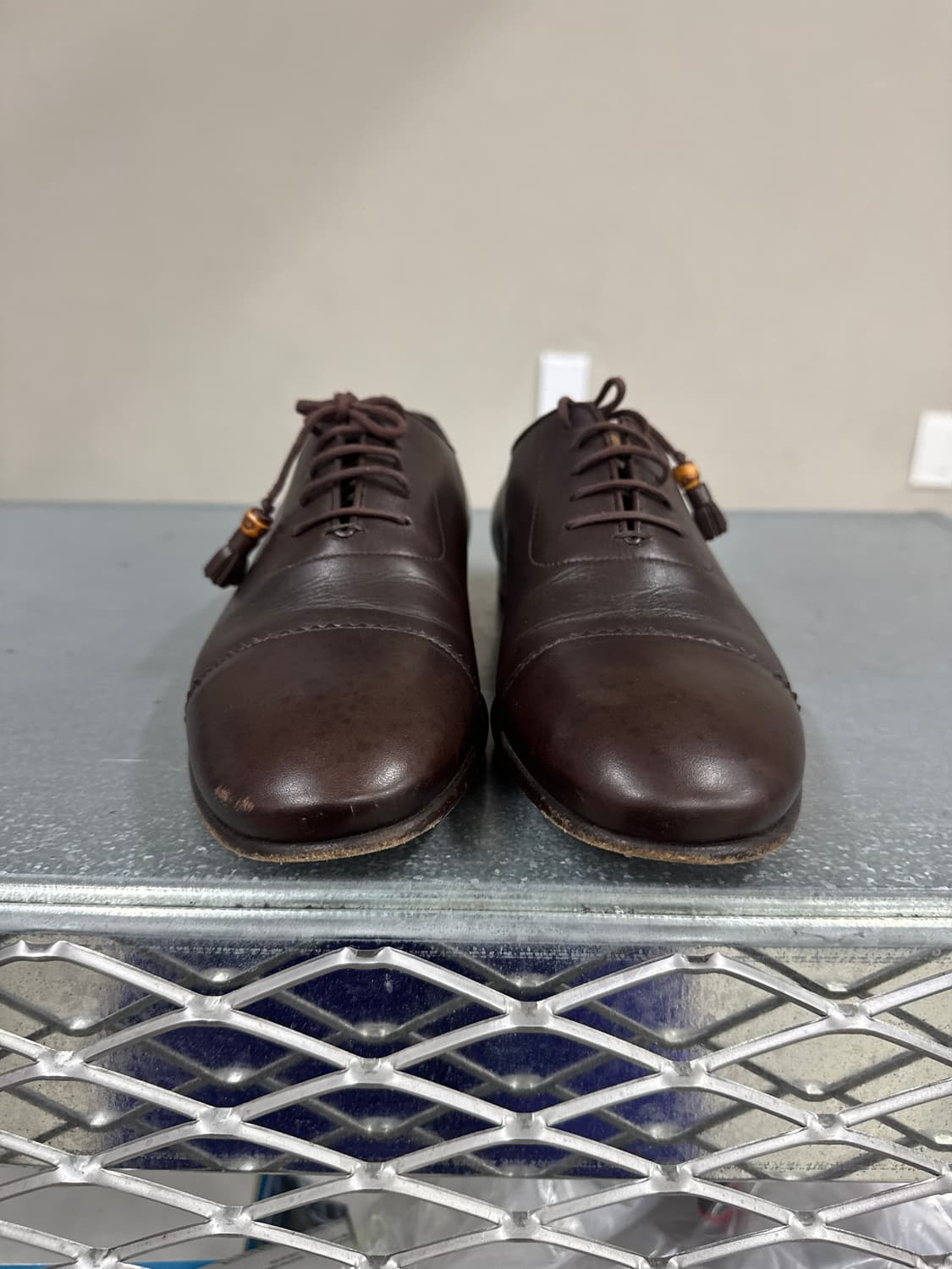 구찌 레더 옥스포드 브라운 6 상품이미지6