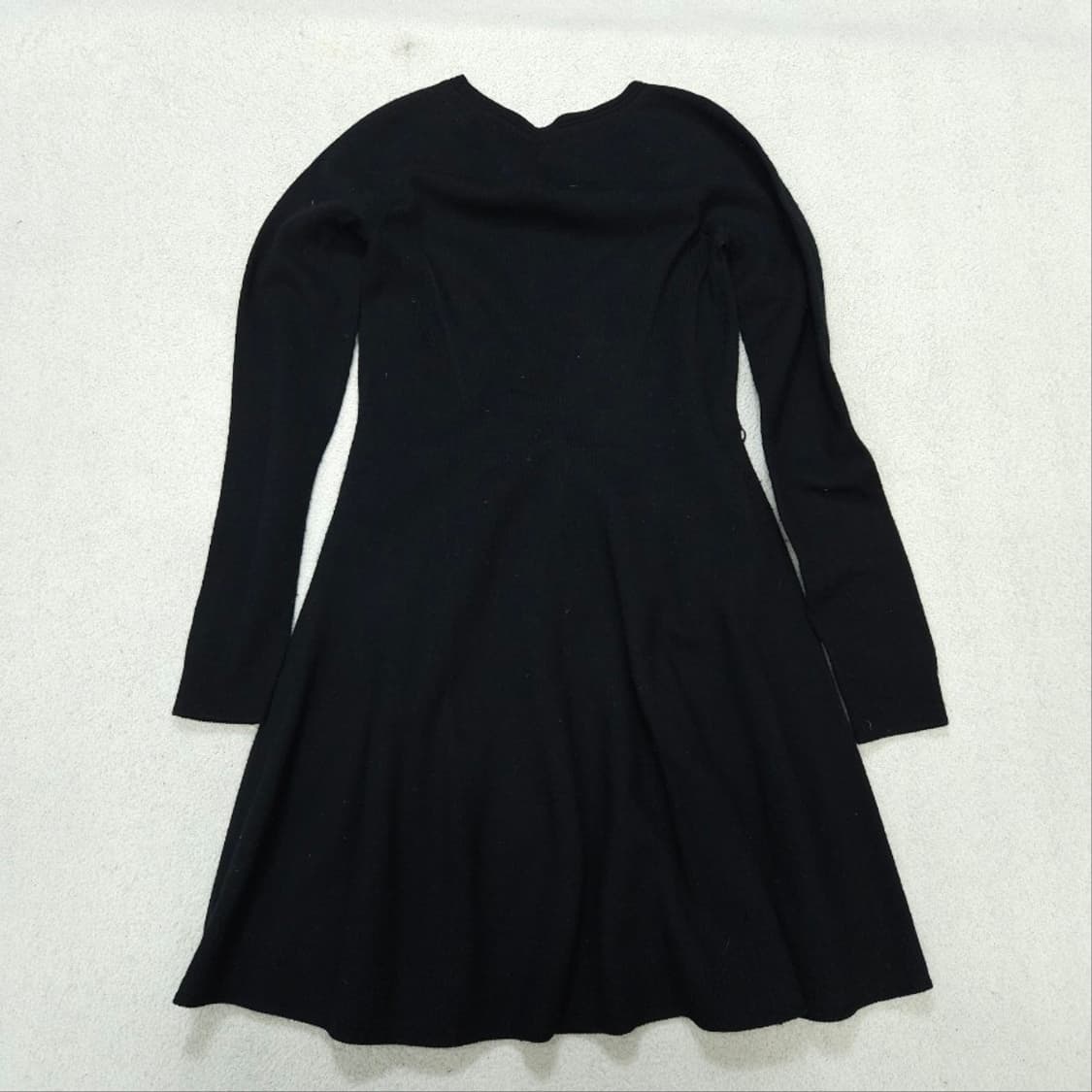 라코스테 울 니트 원피스 34 블랙 상품이미지3