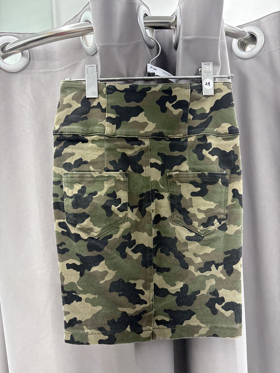 카고 코튼 스판 스커트 상품이미지2