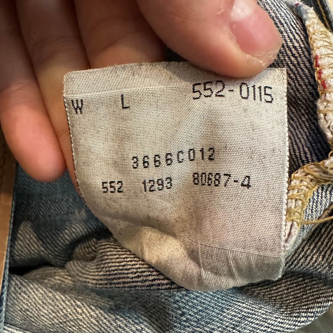 90s USA LVC 리바이스 501-0657 데님 팬츠 상품이미지7