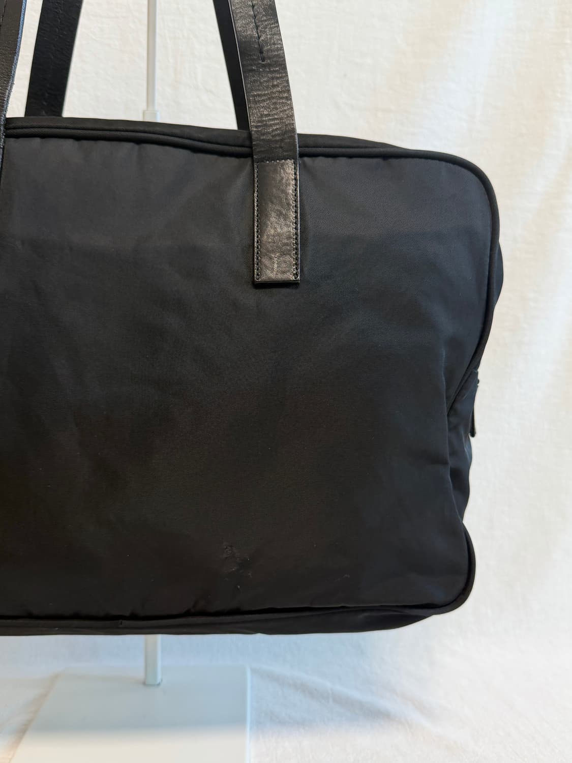 정품 프라다 포코노 나일론 블랙 토트백 숄더백 상품이미지7