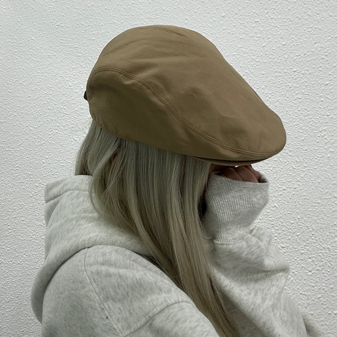 버버리 브라운 사이드로고 헌팅캡 상품이미지2