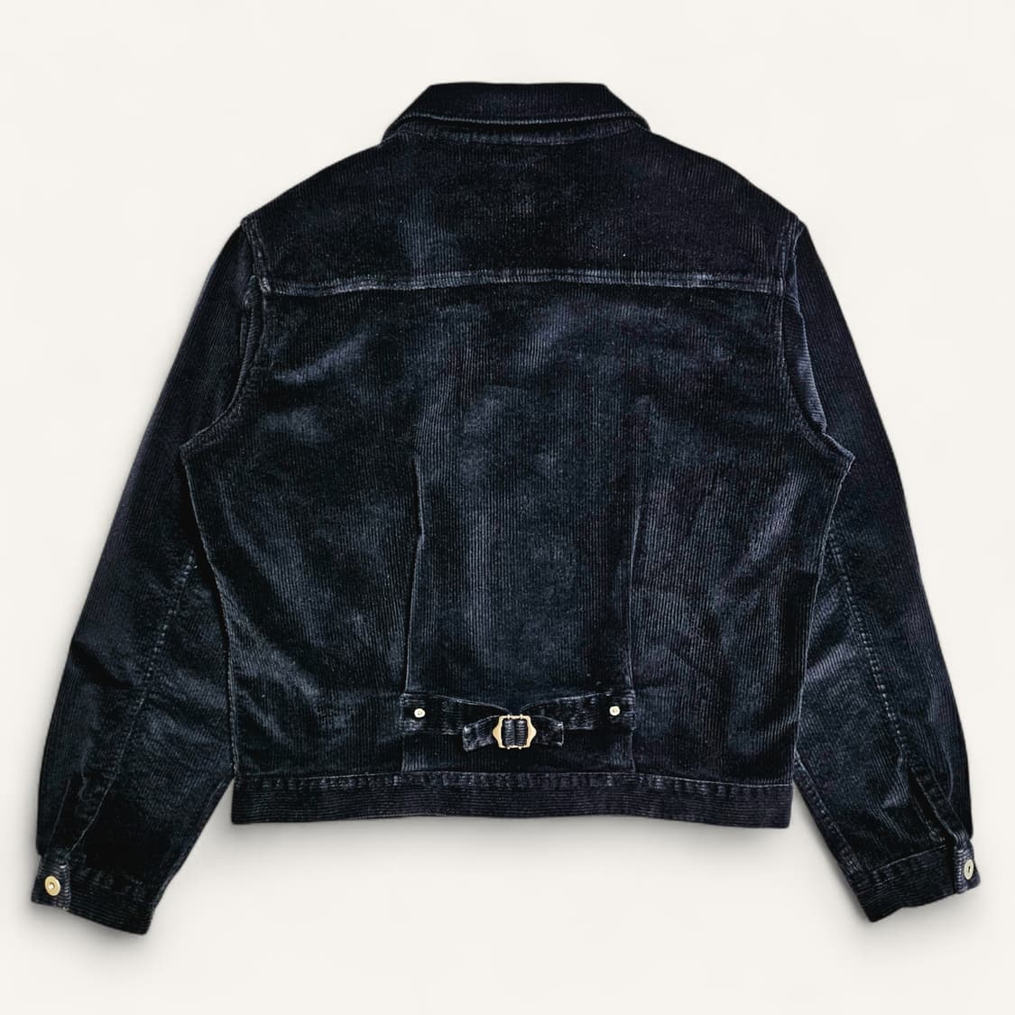 [M(105)][파르티멘토] 워시드 코듀로이 트러커 자켓 다크 네이비 상품이미지2