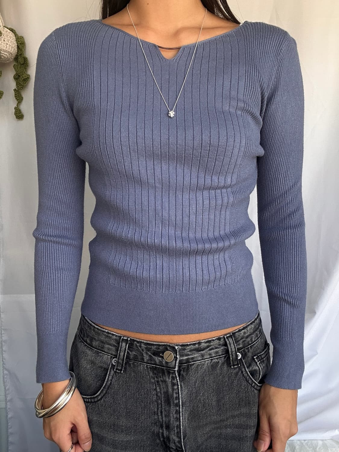 빈티지 골지 니트 상품이미지1