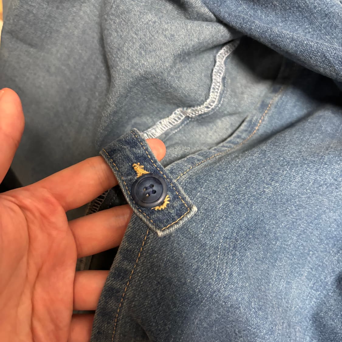 일본제 디테일 좋은 데님 랩 롱스커트 상품이미지7