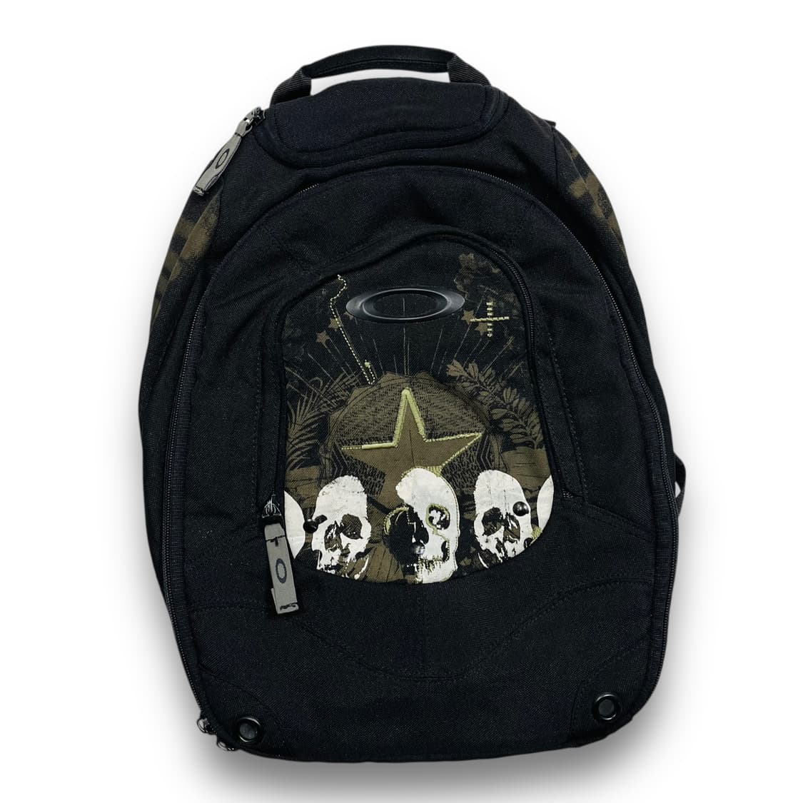 오클리 고무 아이콘 스컬 프린팅 다크 백팩 상품이미지1