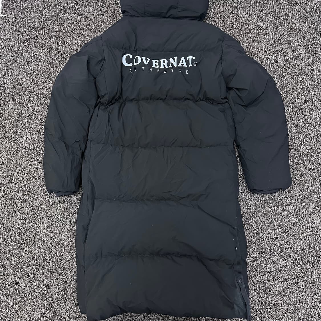 커버낫 덕다운 롱패딩 블랙 M 상품이미지5