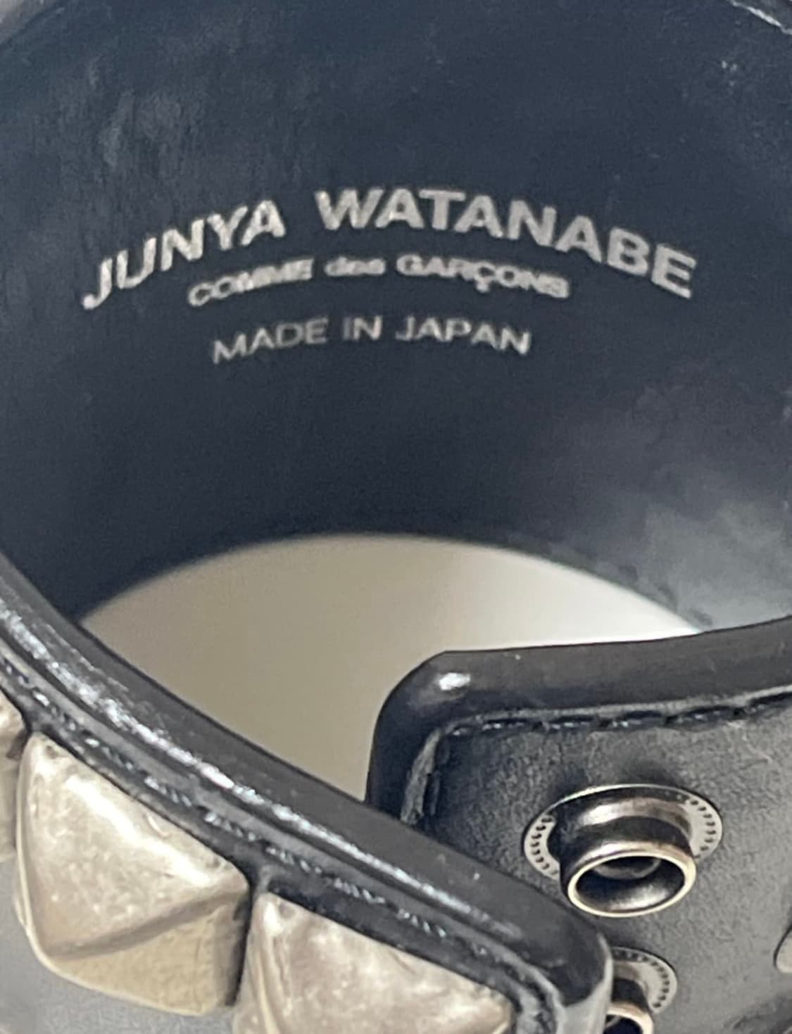 (OS) 준야와타나베 스터드 펑크 레더 팔찌 상품이미지3