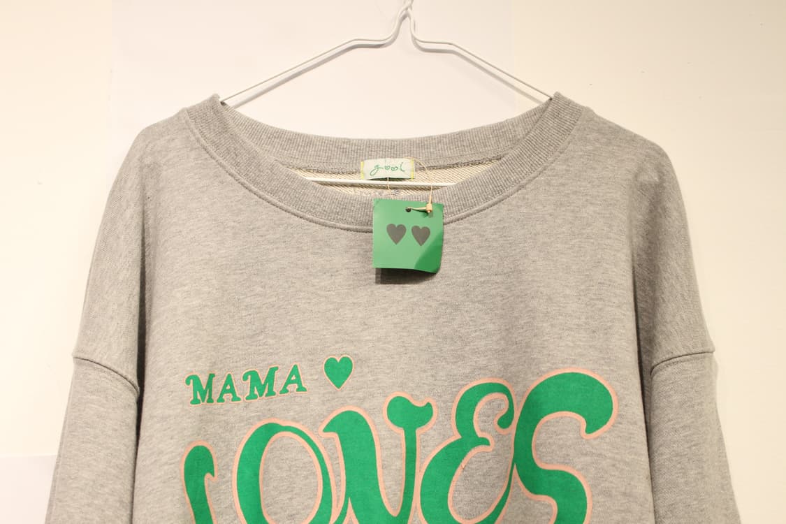 260. MAMA LOVES ME 맨투맨 (그레이) 상품이미지2