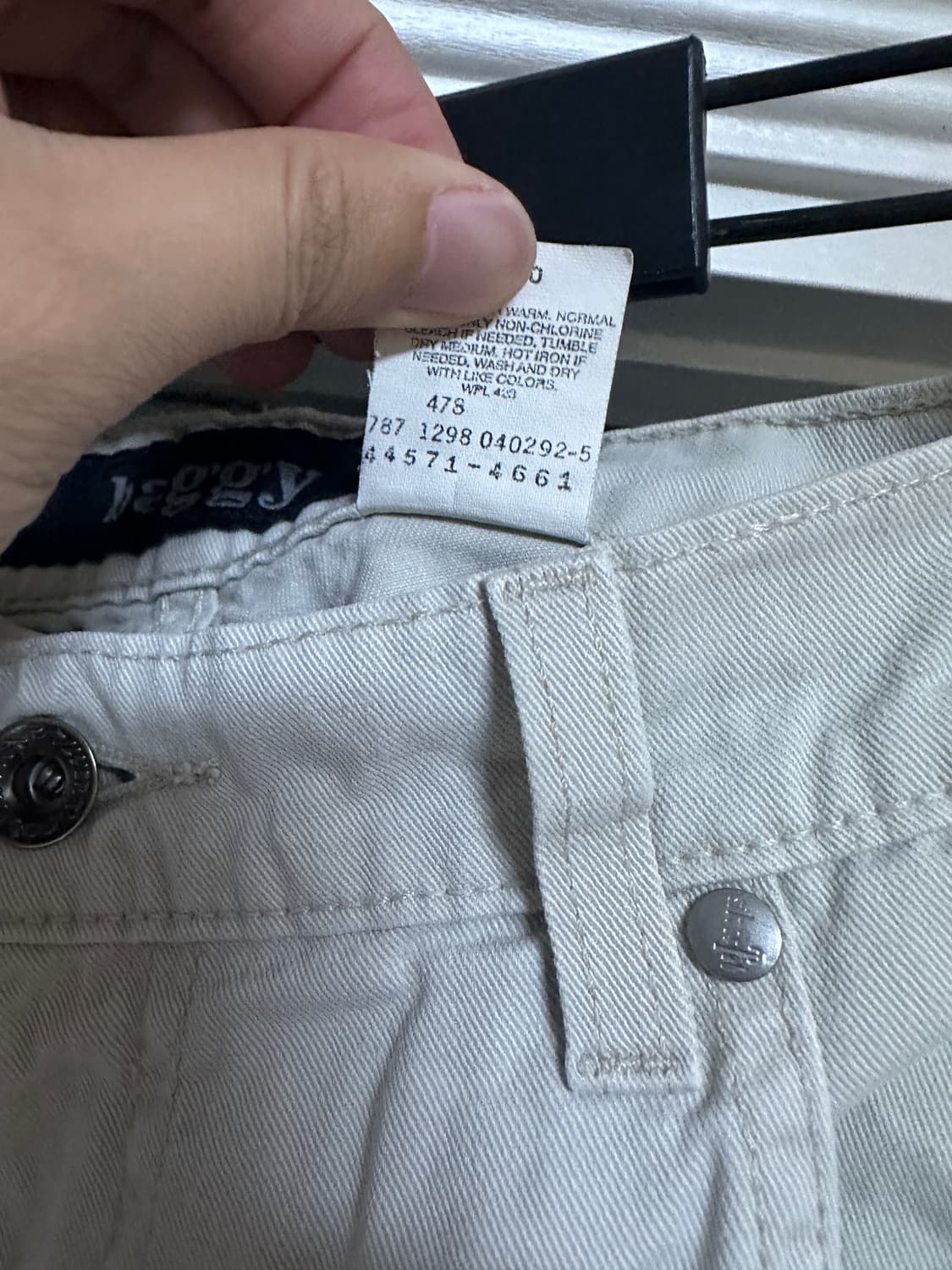 [34X32] 90s 빈티지 리바이스 실버탭 배기 코튼 팬츠 상품이미지4
