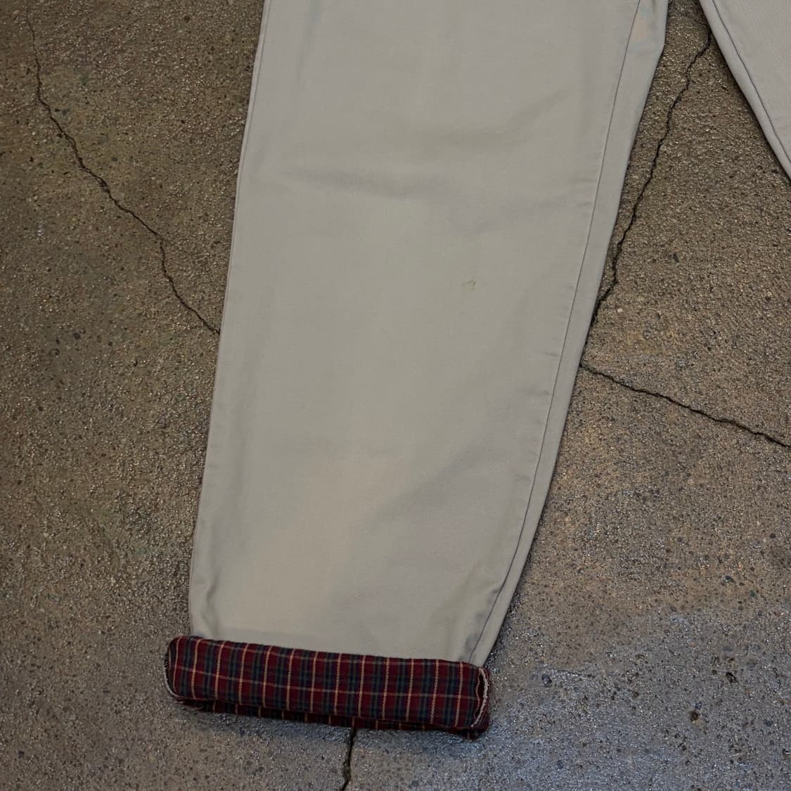 90s 미국 빈티지 엘엘빈 방한 안감 2중 면바지 상품이미지6