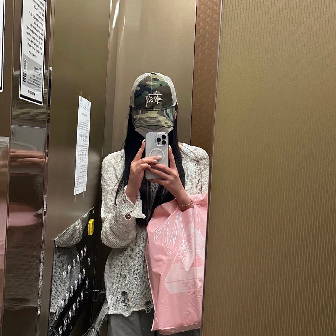 stussy 스투시 뉴에라 트러커 우드랜드 카모 메쉬 캡 상품이미지10