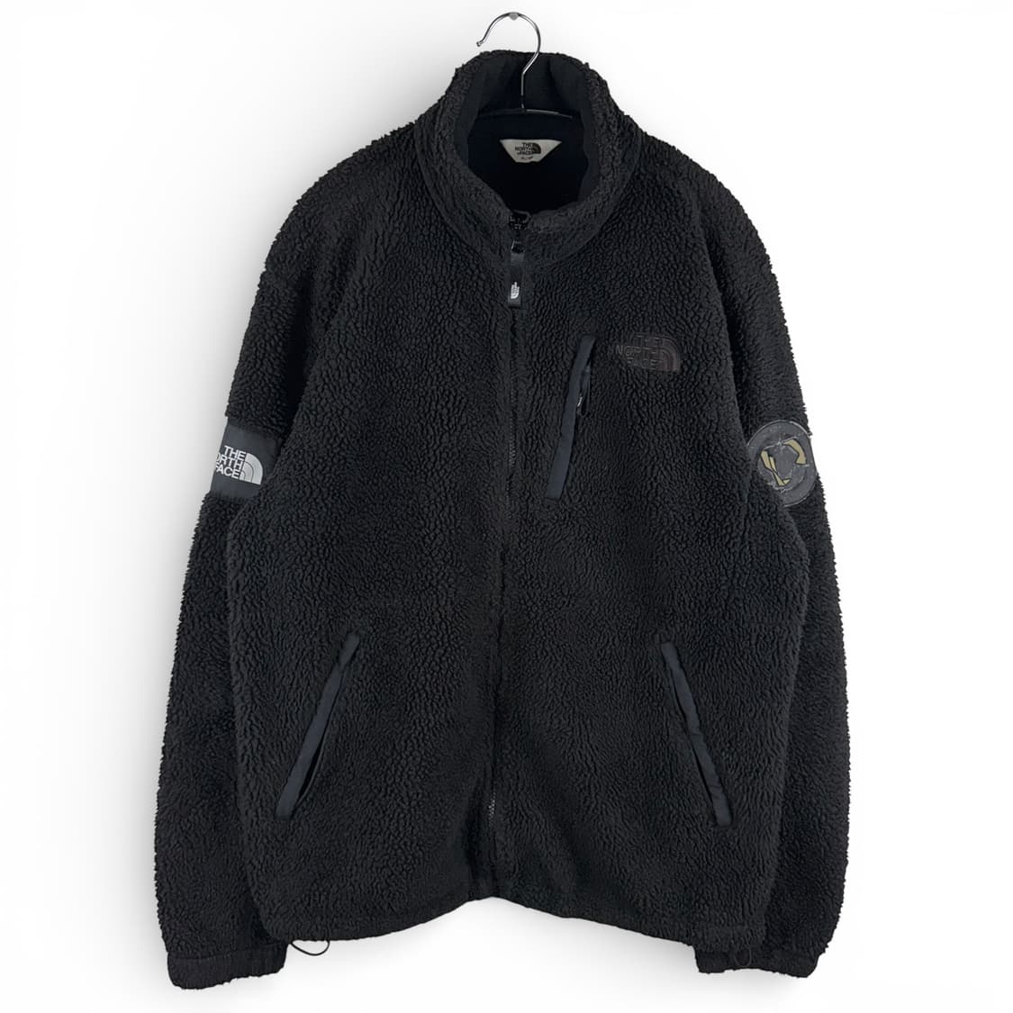 (XL) 노스페이스 화이트라벨 양털 플리스 집업 블랙 상품이미지1