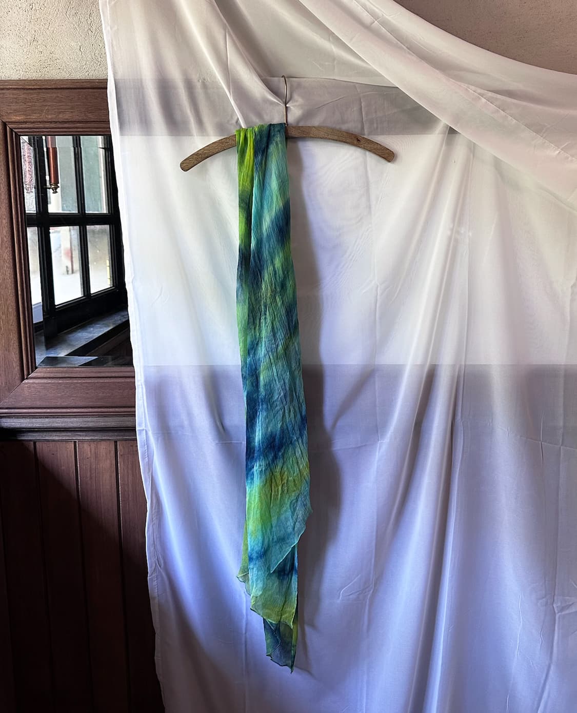 JPV green printed scarf 상품이미지6