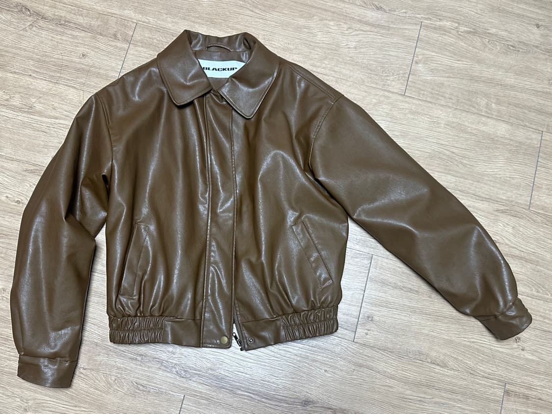 블랙업 킬럿 퍼 레더점퍼 무스탕 가죽자켓 상품이미지1