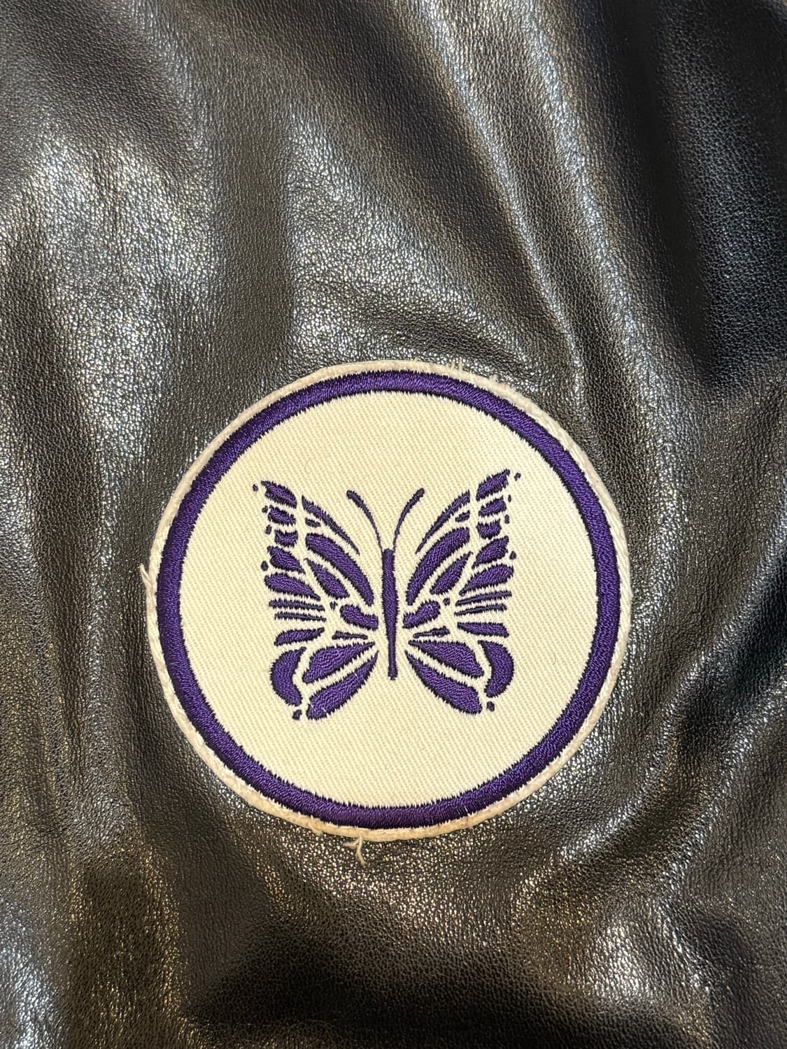 [S] 니들스 FAUX 레더 어워드 자켓 블랙 상품이미지4