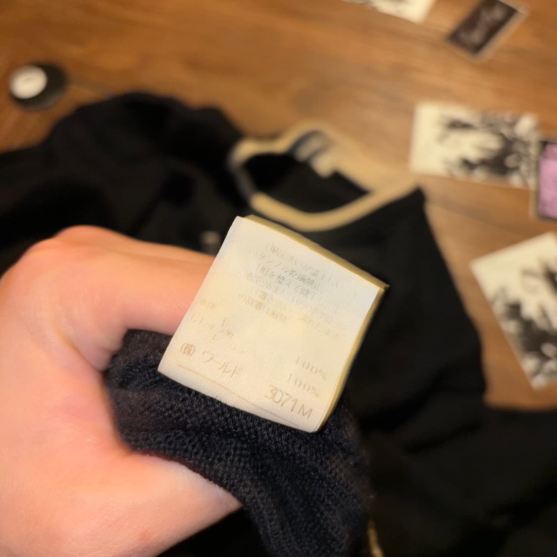 90s Adabat wool graphic jacdquard knit 상품이미지6