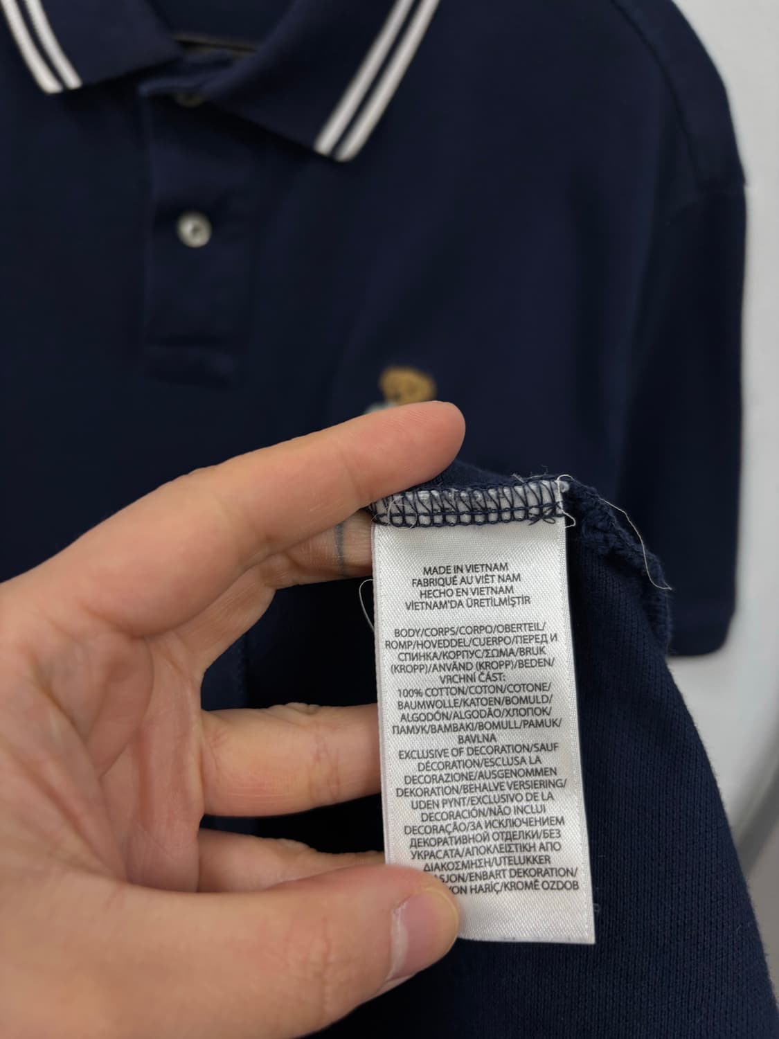 큐알 폴로랄프로렌 베어 피케 반팔티 상품이미지5