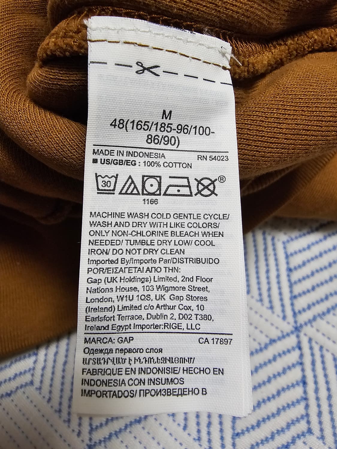 이지 갭 퍼펙트후드 라이트브라운 상품이미지5