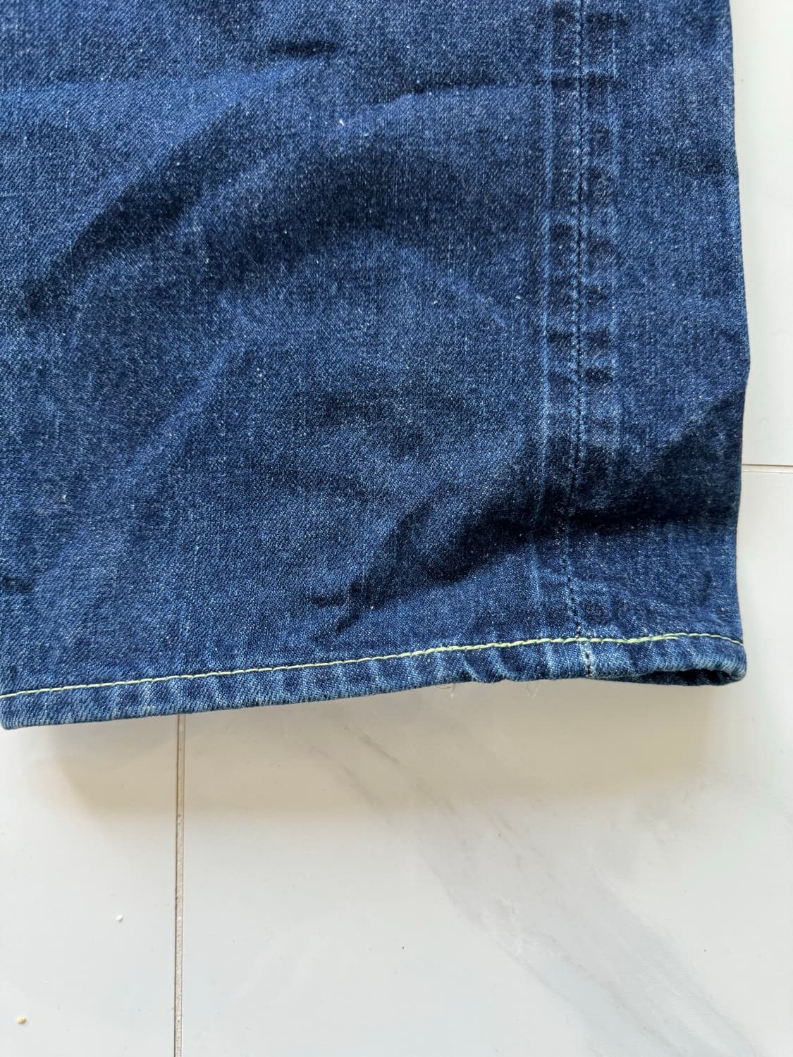 [희귀] Evisu by Philip Goss 9055 가죽 스트랩 데님 상품이미지3