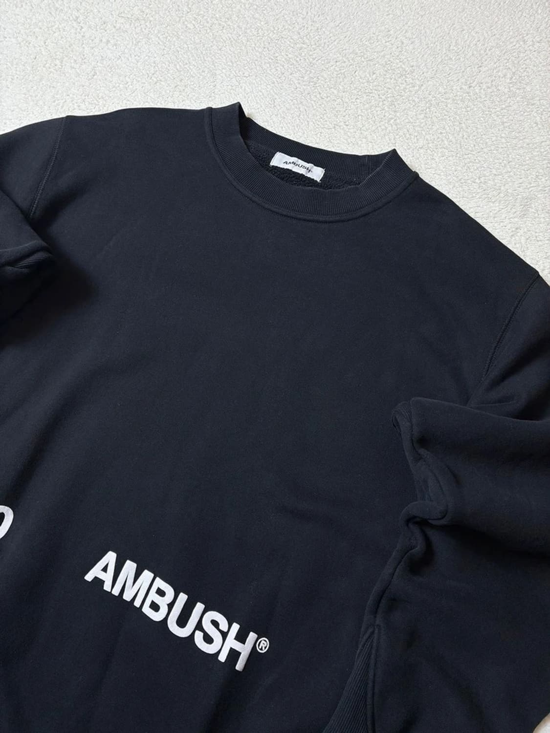 앰부쉬 AMBUSH 2020 백로고 오버 맨투맨 PN7587 상품이미지2