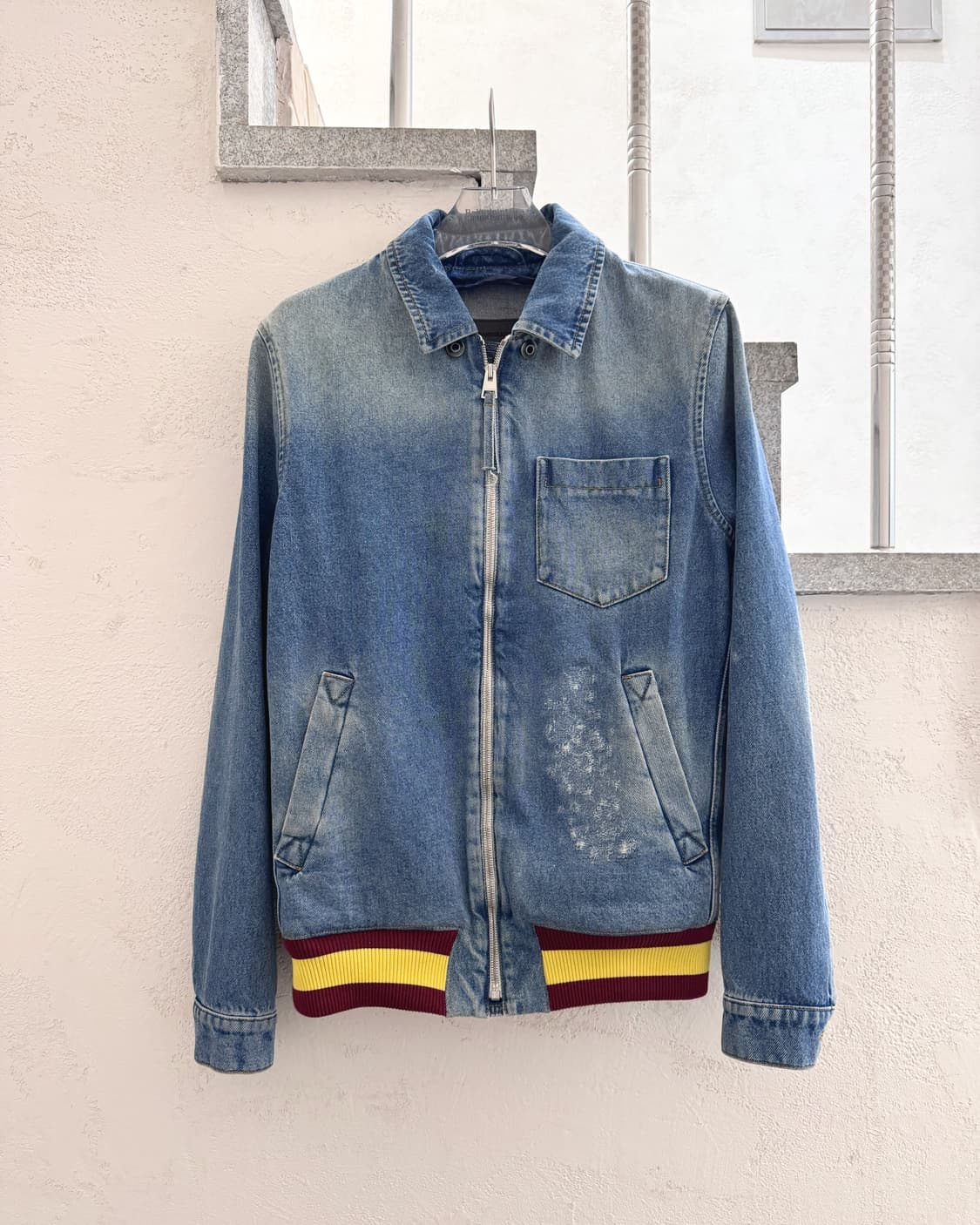 JW Anderson 리브 데님 블루종 상품이미지3