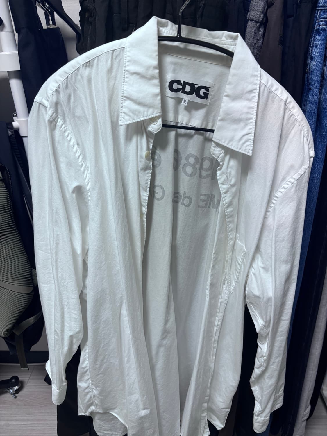 Cdg 아카이브 로고셔츠 xl 상품이미지2
